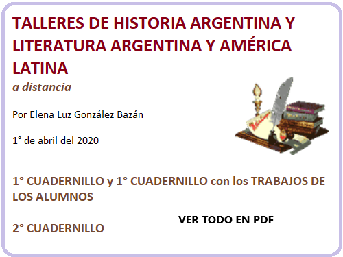 TALLERES HISTORIA Y LITERATURA